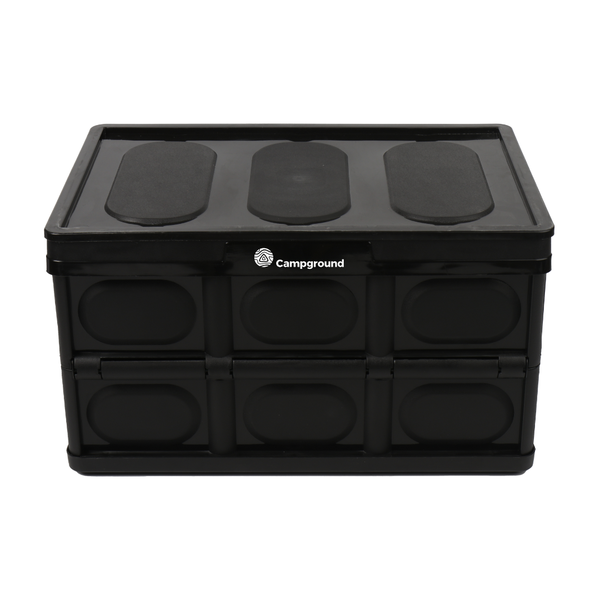Campground 30L Collapsible Storage Box - Black