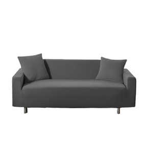 Textured Waffle Thick Couch Covers - High Stretch -Dark Grey | Shop ...