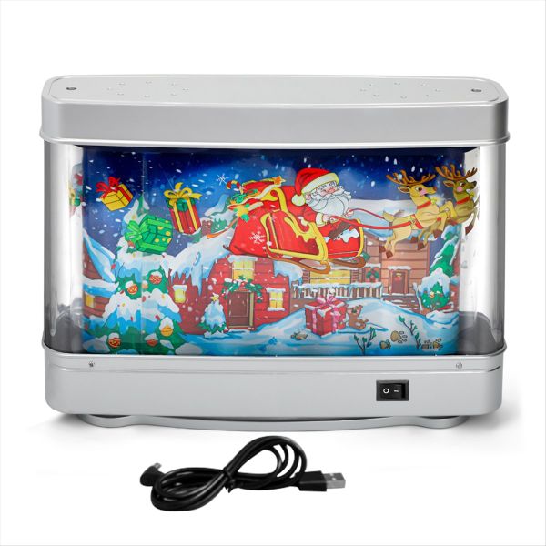 Usb Fish Tank Light Aquarium Decor Christmas