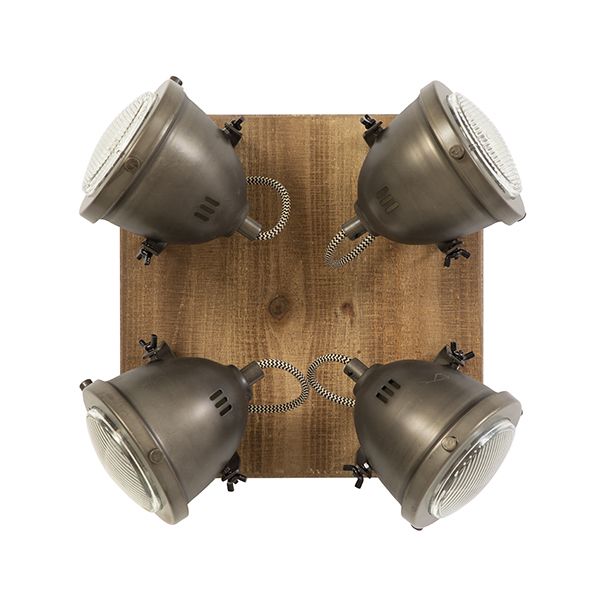 The Lighting Warehouse - Spot Max 4 Light Black GU10
