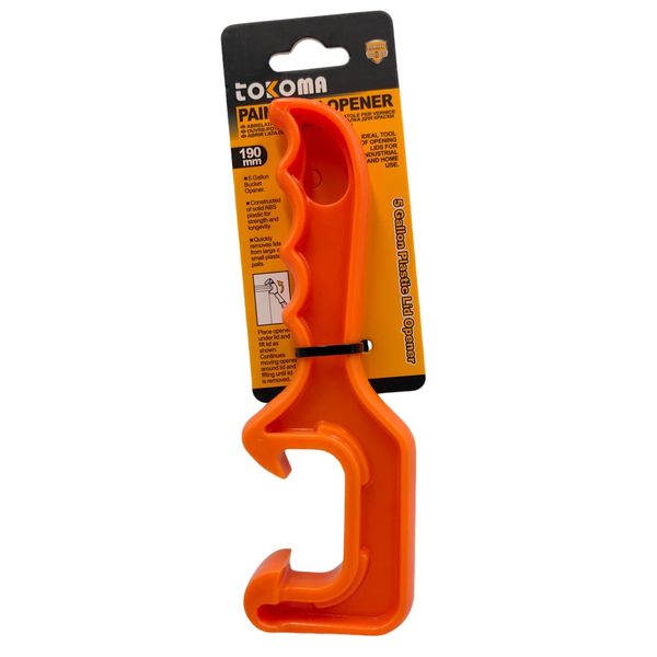 Tokoma Paint Can Opener - 5 Gallon Plastic Lid Opener