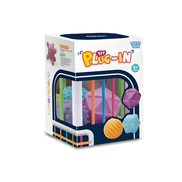 Sensory Ball Shape Cube with Textured Balls - Baby &amp; Toddler Toys