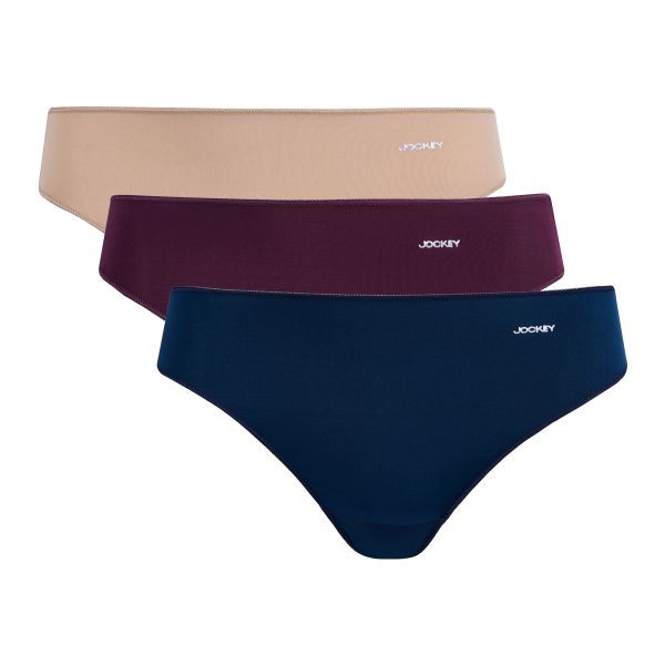 Jockey Women's 3 Pack High Leg French Cut Underwear