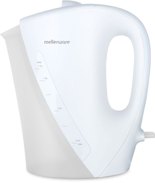 Mellerware Kettle Corded Plastic White 1.7L 2200W "Zambezi