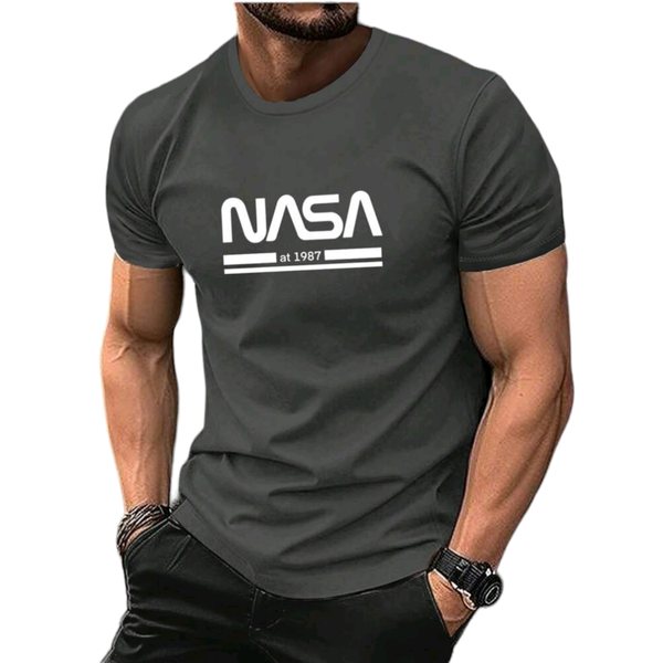 Men Short Sleeve Shirt - Nasa