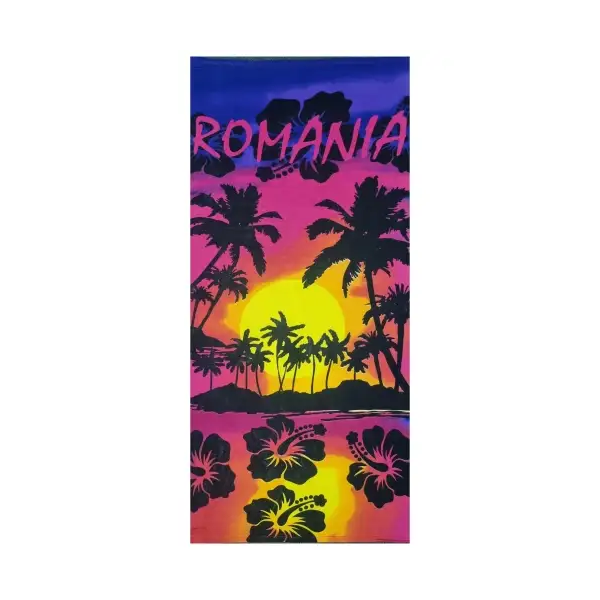 Printed Cotton Beach Towel