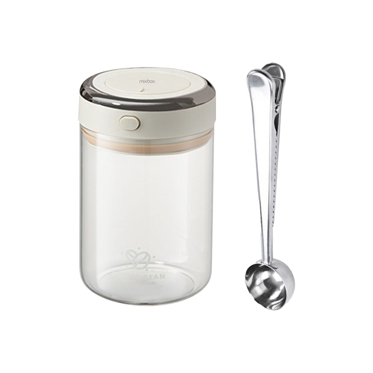 Mix Box Coffee Bean Storage Container With Spoon – 1100ml