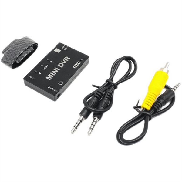 Mini FPV DVR Video Audio Recorder NTSC/PAL Black
