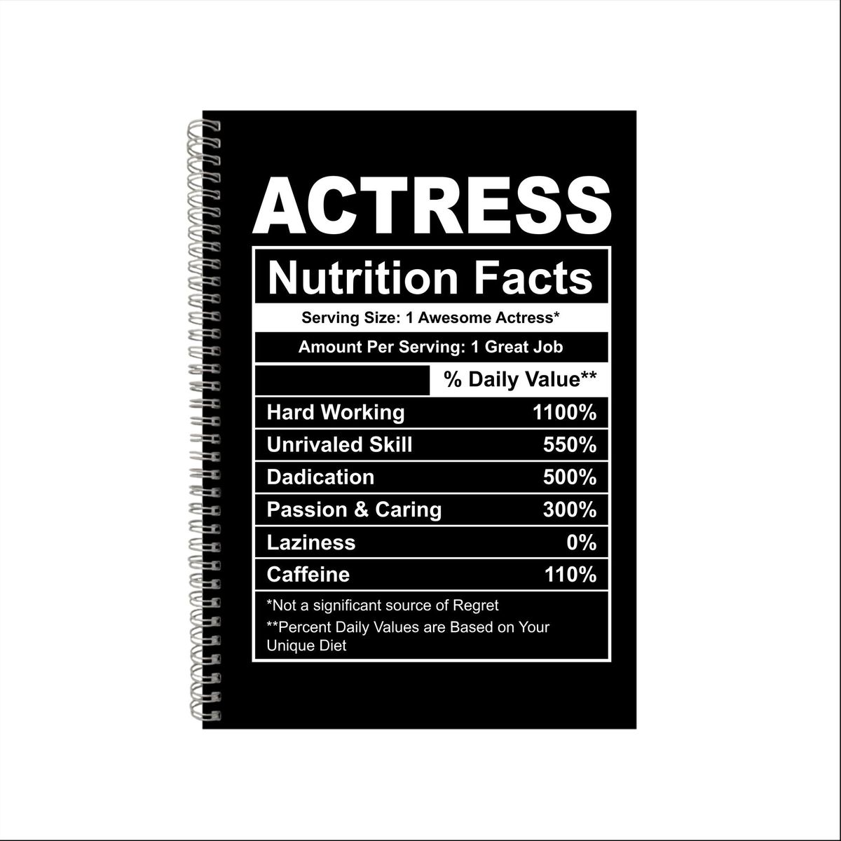 Actress Notebook Acting Writing Book A4 Notepad 09 | Shop Today. Get it