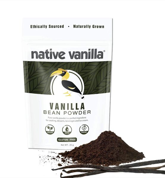 Native Vanilla - Premium Gourmet 100% Pure Ground Vanilla Bean Powder (25g)