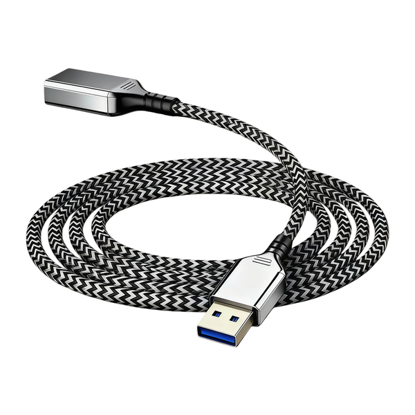 USB 3.0 Extension Cable, Male to Female, Aluminum Alloy Casing Data Cable