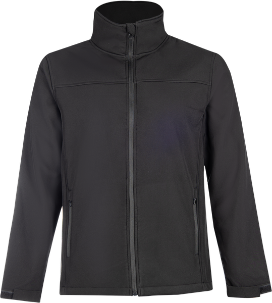 Softshell Jacket Black Waterproof Windproof