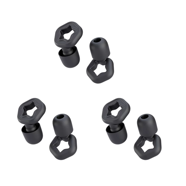 Soft Silicone Noise Cancelling Earplugs (S/M/L) for Sleep, Work &amp; Travel