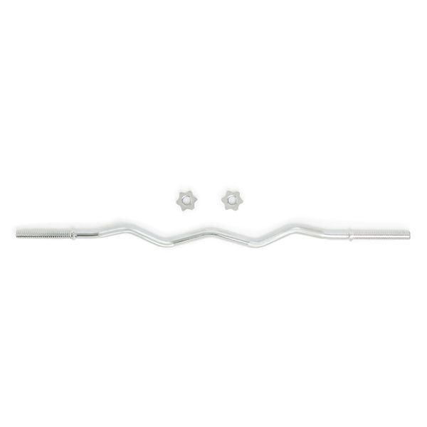GetUp 1.2m Spinlock Standard Curl Bar Including Spinlocks