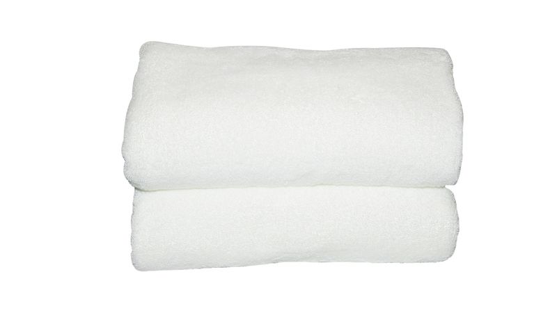 Ultra-Soft White Bath Towels Set, 610 GSM