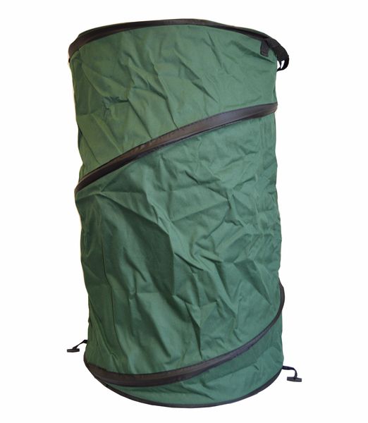 Leisure Quip Collapsible Green Oxford Polyester Bin -75cm High x 45cm Dia