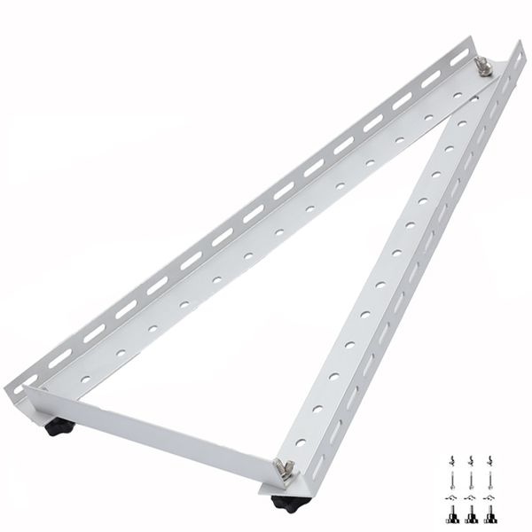 45IN Adjustable Solar Panel Tilt Mount Brackets for Flat Surface Roof RV