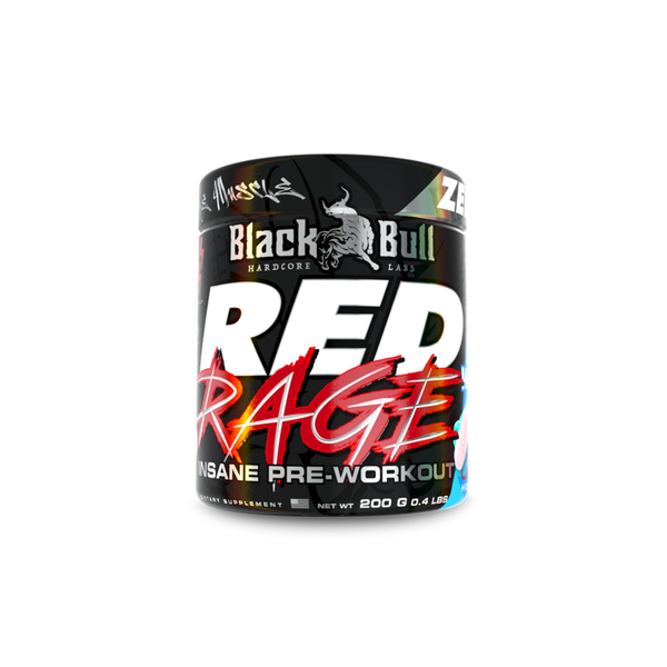 Black Bull Red Rage Pre Workout Sour Wormz - 200g