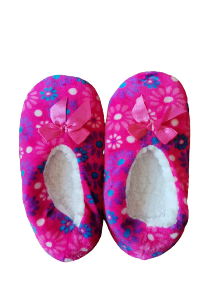 Woman's Winter Slippers Pink Design