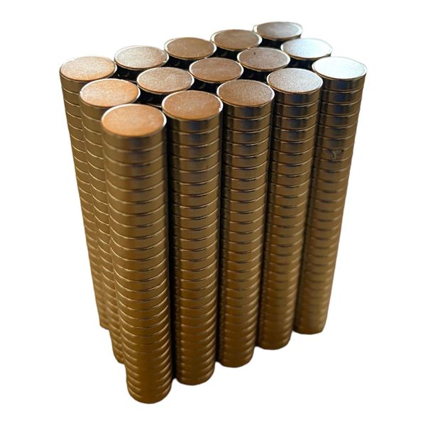 N38 Neodymium Disc Magnets - 10mm x 1.5mm - Pack of 1000