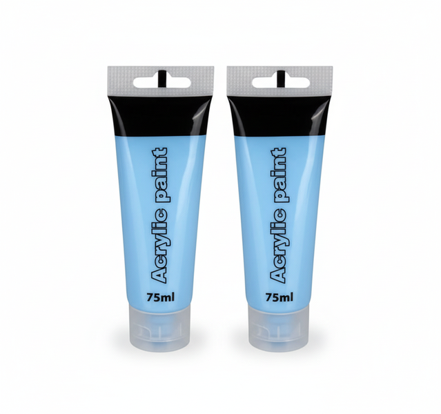 Art+Craft Acrylic Paint 75 ml Blue Past - Smooth, Water-Based - 2 Pack