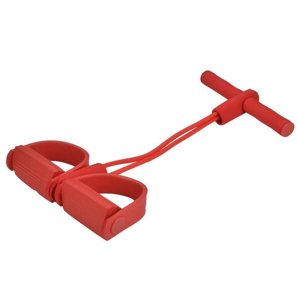 Sit-up Pedal Resistance Bands for Workout Tummy Training - Red