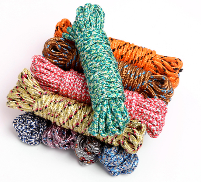 4 x Nylon Clothesline Nylon Clothesline Washing Line Outdoor Rope