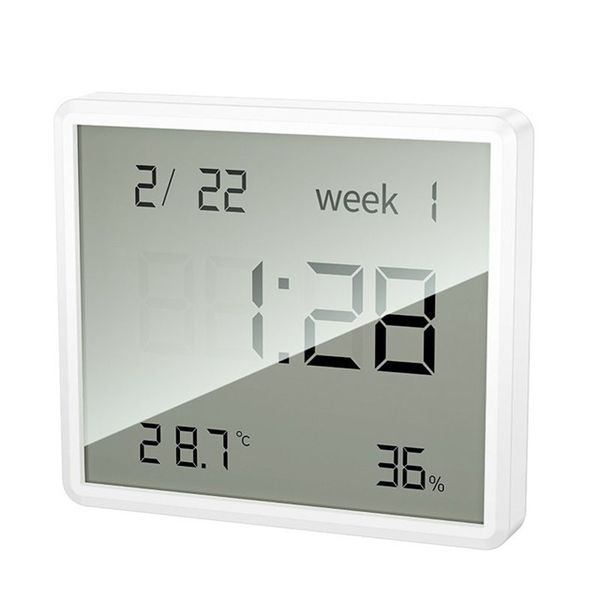 Indoor Clock with Hygrothermometer - Temperature, Humidity &amp; Time Display