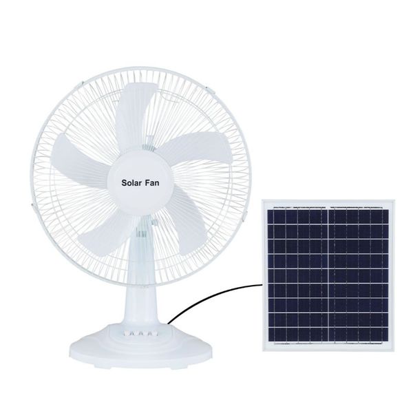 16 Inch Solar Powered 5 Blade 3D Fan JG-T15