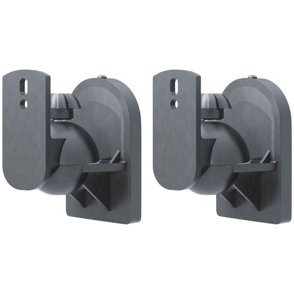 Goobay Universal Speaker Mount with Swivel and Tilt - Black