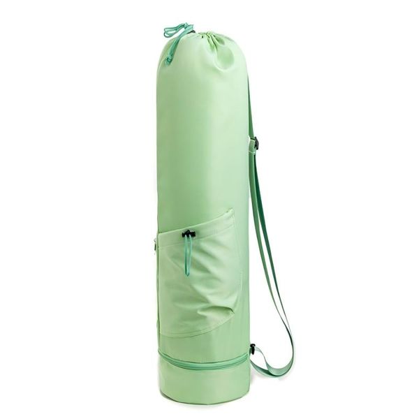Yoga Mat Bag,,Yoga Bag with Adjustable Strap and Pockets,Green