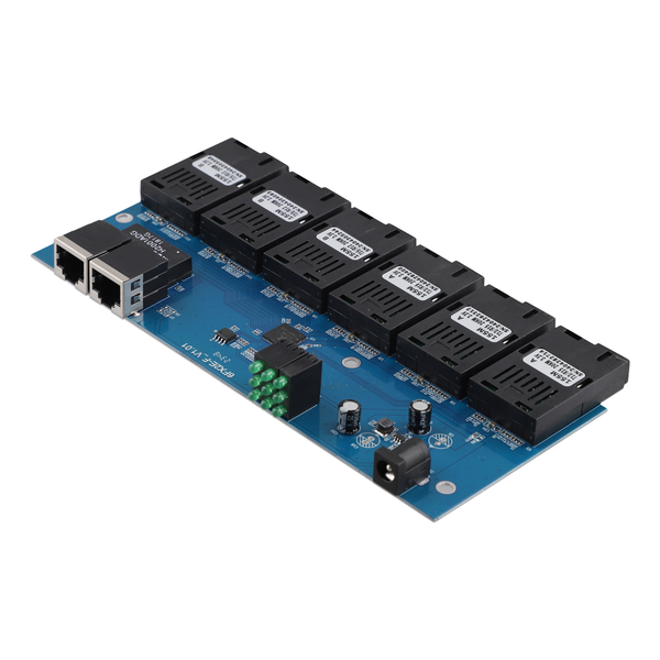 100M PCBA Board Fiber Optic Media Converter
