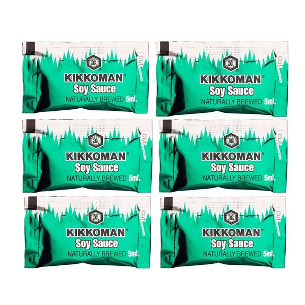 100 Kikkoman 5ml Soy Sauce Sachets