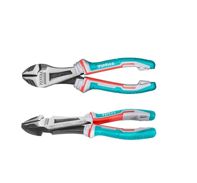 Total High Leverage Heavy-Duty Cr-V 7"/180Mm Diagonal Cutting Pliers