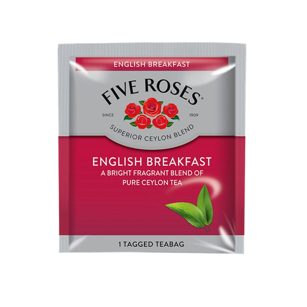 Five Roses English Breakfast Tea Envelopes (200 x 2.5g)