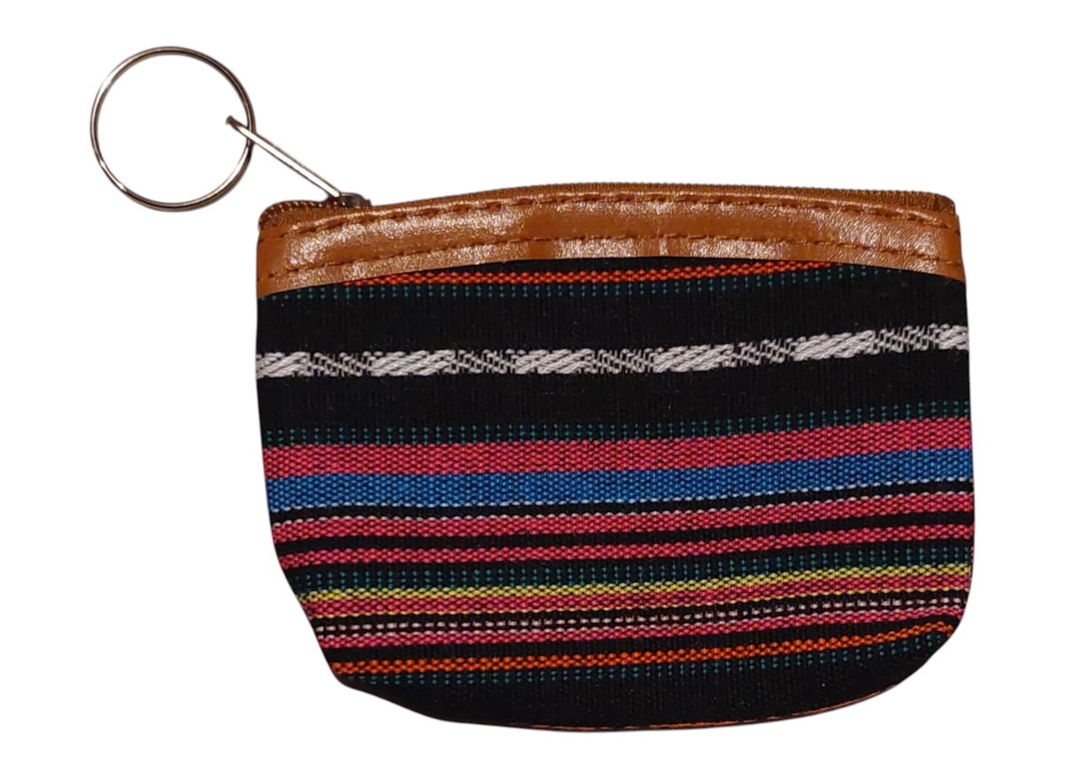 Bohemian Inspired striped money purse