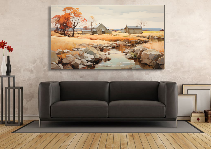 Canvas Wall Art - Rural Reverie - HC1229