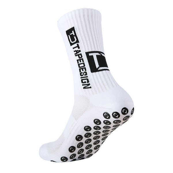 TC Pro Cushioned Anti-Sweat Football Socks with Grip Dots and Thick Sole