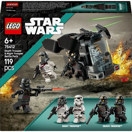 LEGO® Star Wars™ Death Trooper & Night Trooper Battle Pack Building Toy 75412 Image