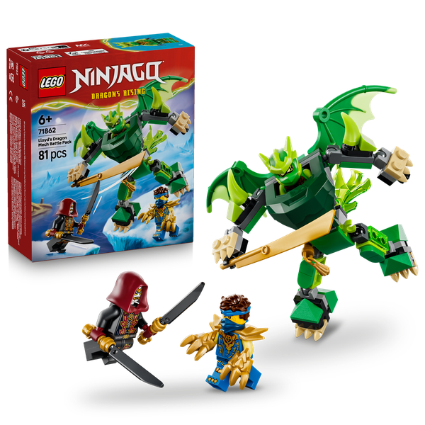 LEGO® NINJAGO® Lloyd’s Dragon Mech Battle Pack Toy 71862