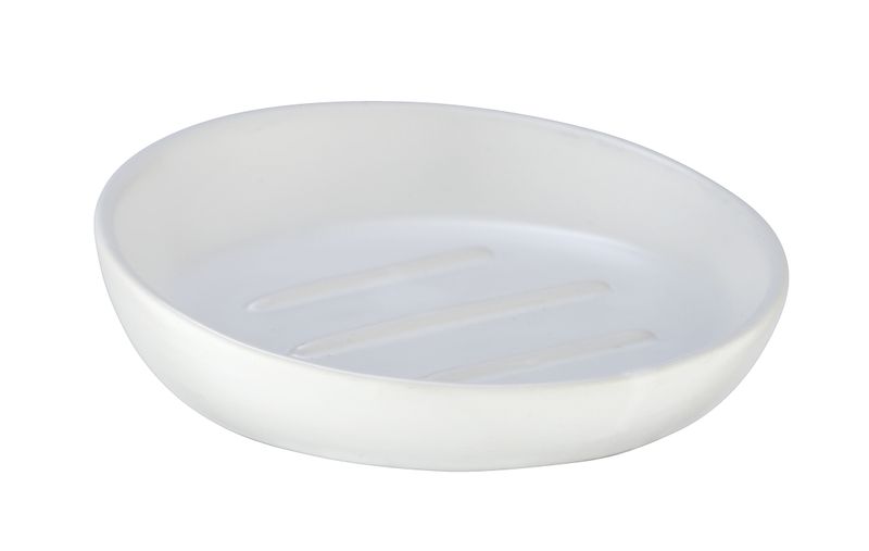 Wenko - Soap Dish - Badi Range - Ceramic - White
