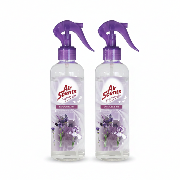 Air Scents Lavender and Iris Fragrance Mist Spray 350ml - 2 Pack