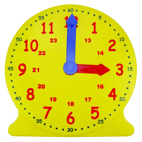 Smart Geared Teacher&amp;Demonstration Clock 30cm