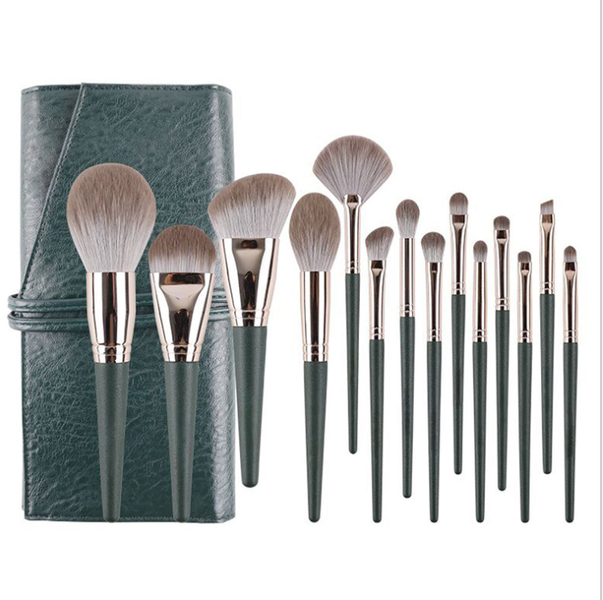 Makeup Brushes - 14 Piece Make-up Brush set with Bag