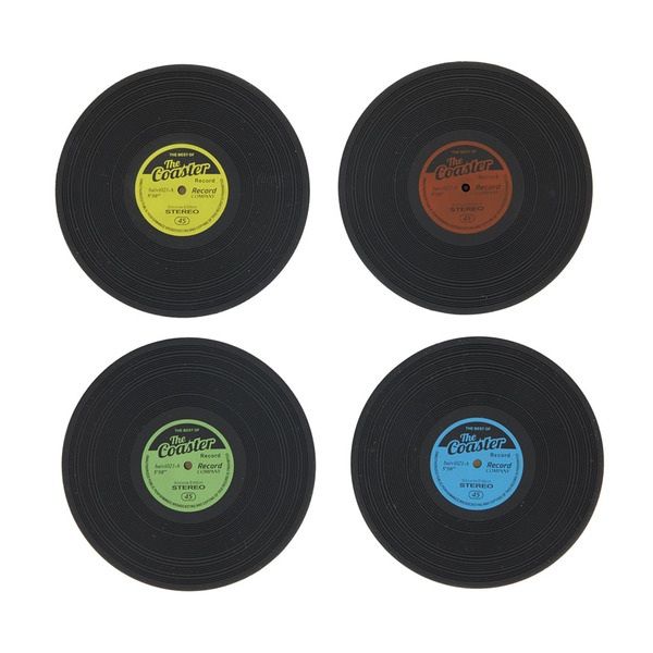 Coasters - Silicone Vinyl Coasters - Set of 4