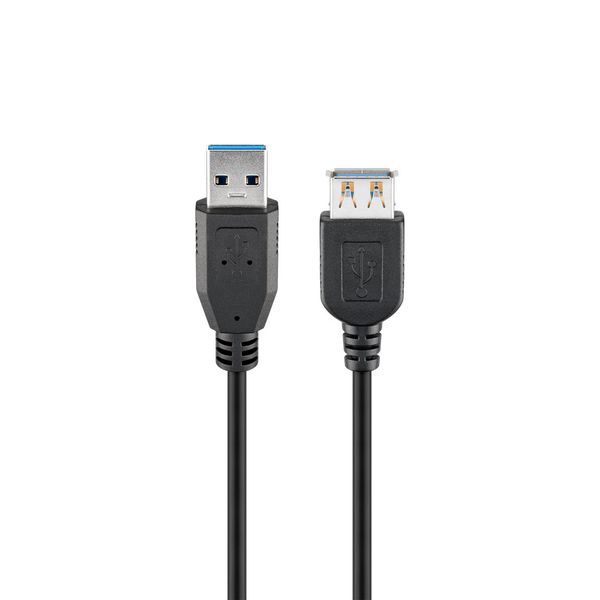 Goobay USB 3.0 SuperSpeed Extension Cable - Black