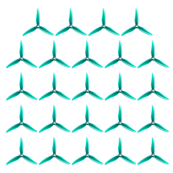 24PCS 51466 V2 FPV Propeller 5inch 3 Blade Propeller Green