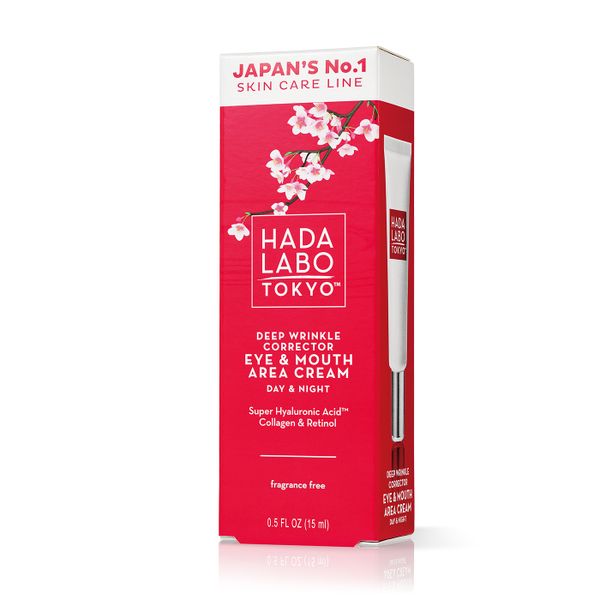 Hada Labo Deep Wrinkle Corrector Eye &amp; Mouth Cream 15ml