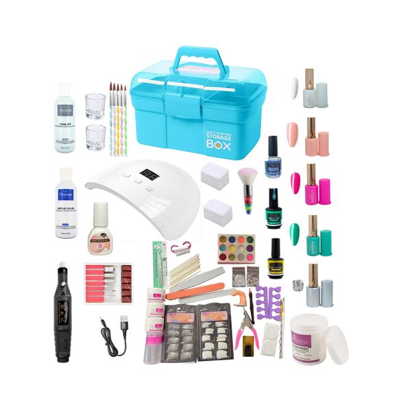 Large All-in-One Beginners &amp; Pro's Acrylic &amp; UV Gel Nail Kit