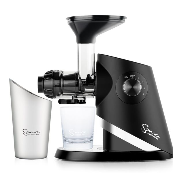 Sana 727 Supreme Cold-Press Juicer - Variable RPM &amp; Unlimited Runtime